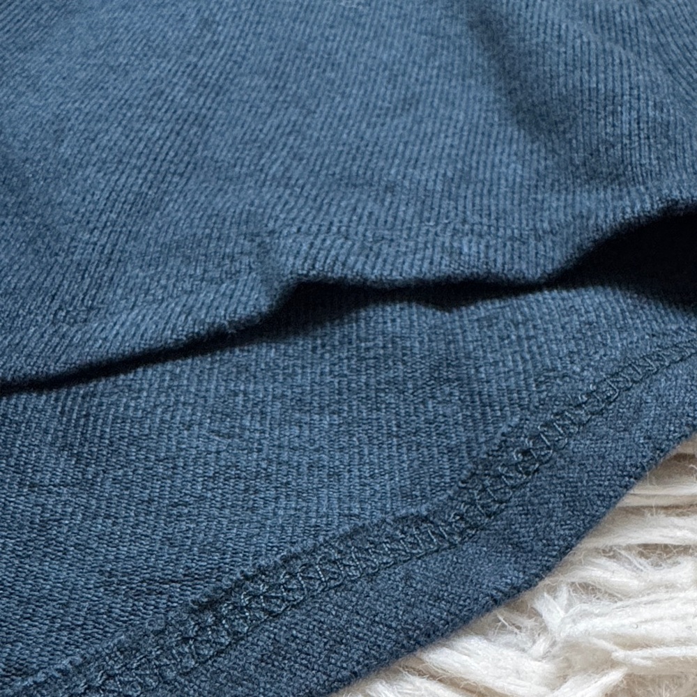 🎉HP🎉 Notations 3/4 Tab Sleeve Top with Pleated Detail 💗 Teal - Picture 12 of 16
